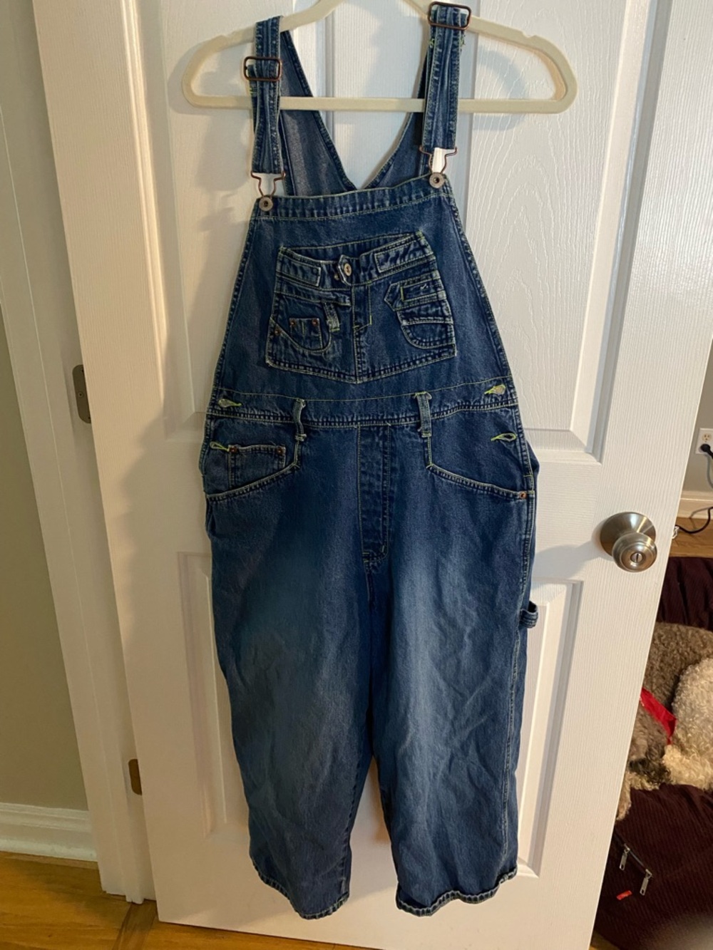 Carolina blues Denim Overalls - Dark Blue